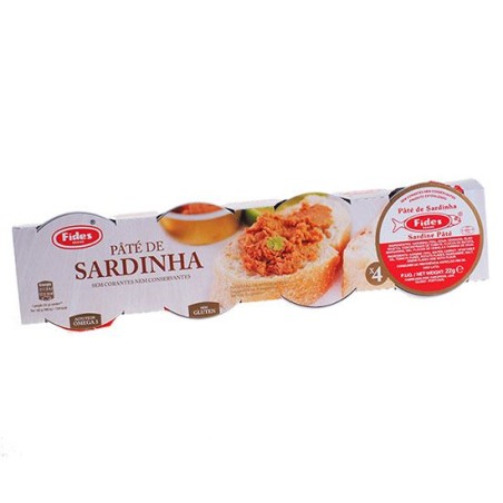 Paté de Sardina Pack de 4 unidades en caja de 24